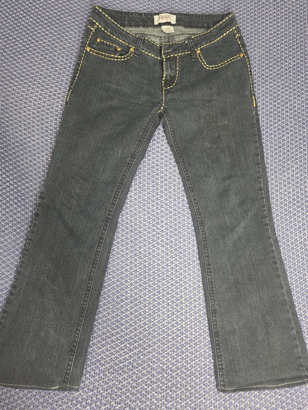 vintage Aviva Jeans, highly popular during the Y2K era for their low-rise #0056